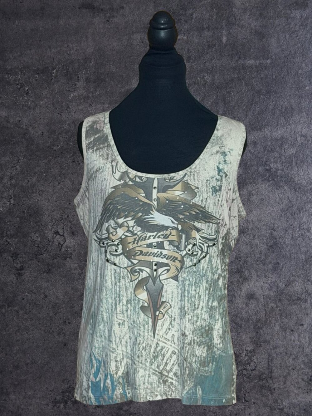 Women's XL Harley Davidson Tank Top (1306)